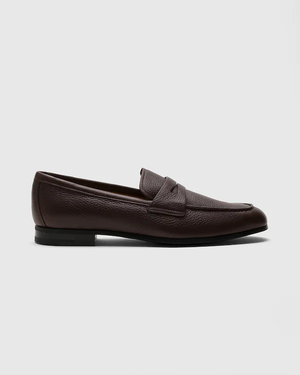 Milton Deerskin Loafer with Antique Finish