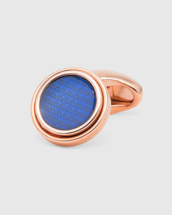 Step Cufflinks Round Step Cufflinks Round
