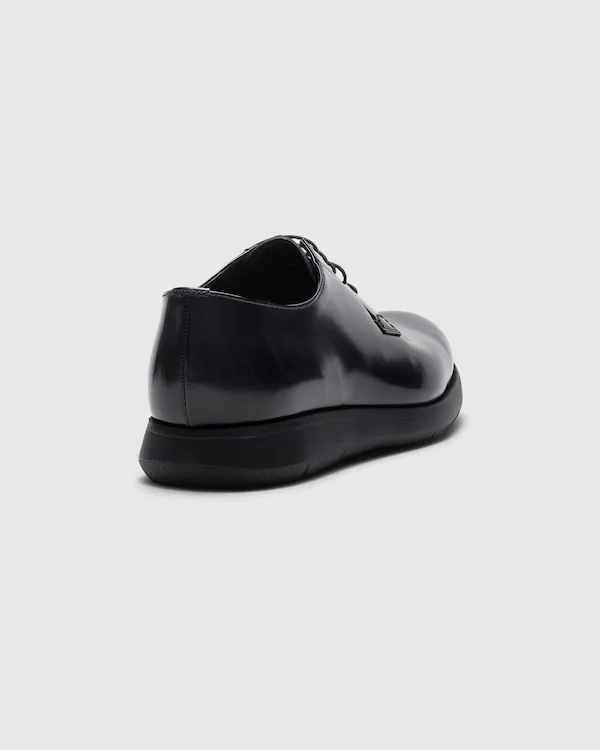 Redruth Roadrunner Polished Fumé Leather Derby