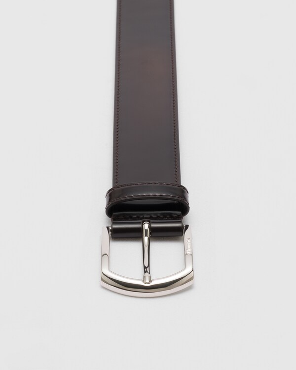 Classic Buckle Belt Brushed leather belt