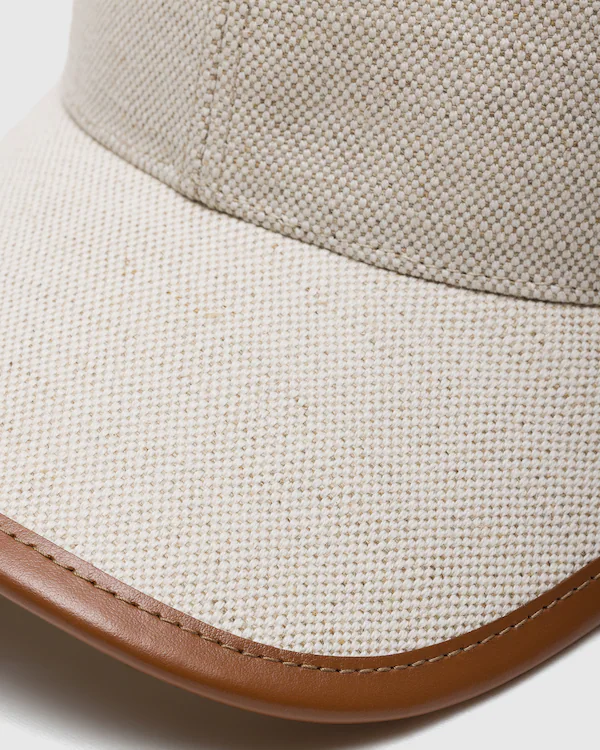 Cap Linen Blend Baseball Cap