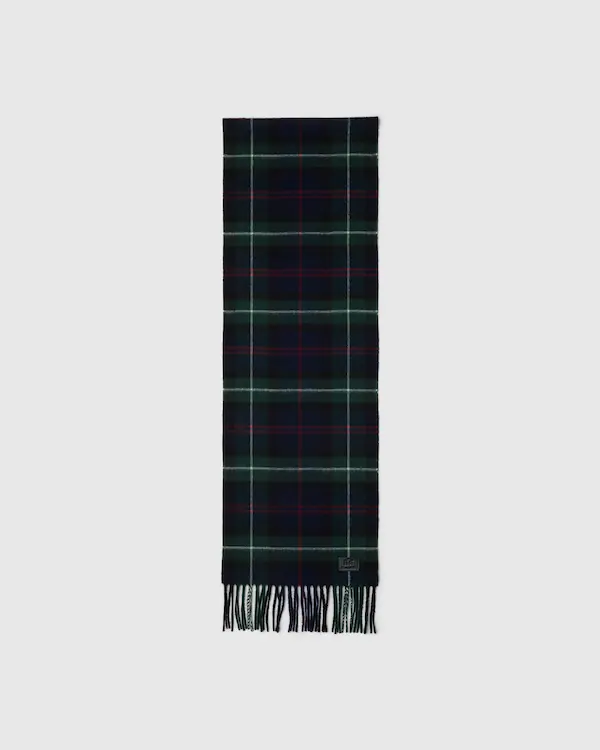 Scarf Cashmere Wool Tartan Scarf